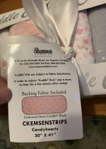 Candyhearts cuddle/double gauze kit (with backing!) by Shannon Fabrics - Image 4