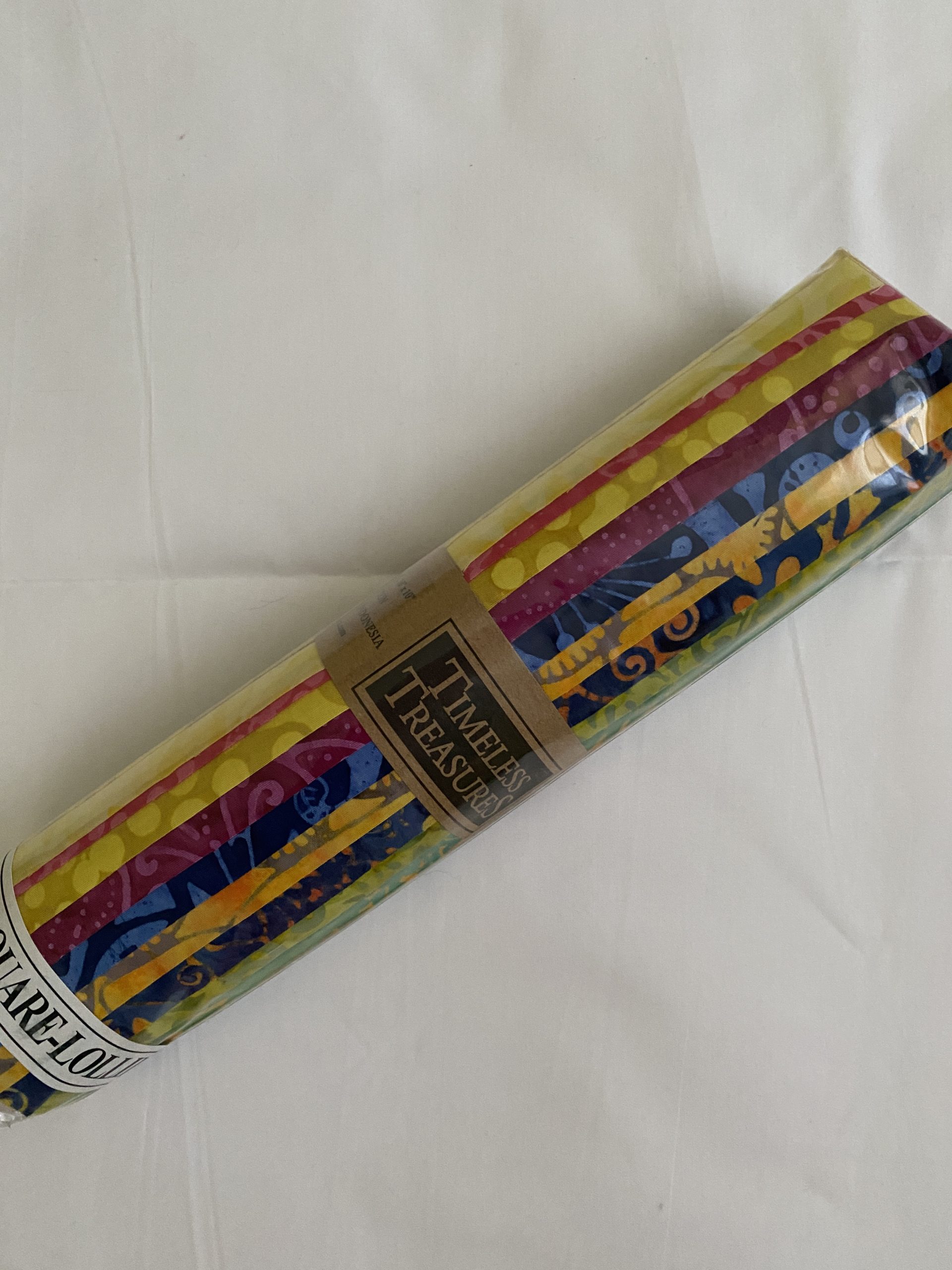 Timeless Treasures Tonga Treats 10-inch squares in colorway "Lollipop"