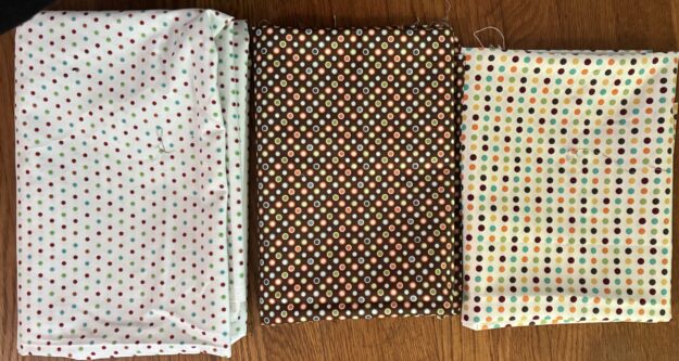 Riley Blake bundle of dots: 3+ yards