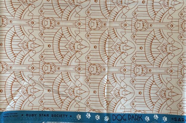 Ruby Star Society Dog Park- 1 yard x WOF- FREE SHIPPING