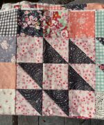 Pieced Quilt Top, 64 x 80, Modern fabrics - Image 4